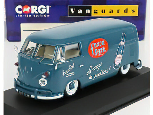 VOLKSWAGEN T1 PANEL VAN FOXON PARK 1962 BLUE/VANGUARDS 1/43ミニカー