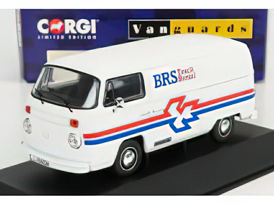 VOLKSWAGEN T2 PANEL VANBRS TRUCK RENTAL 1965 WHITE/VANGUARDS 1/43ミニカー