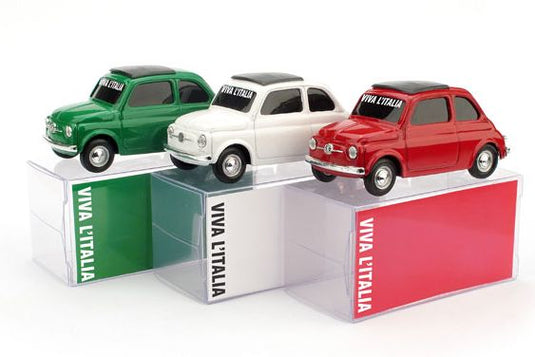 Fiatフィアット 500 Setセット Verde Bianco Rosso Bandiera Italiana イタリア国旗カラー / BRUMM 1/43 ミニカー