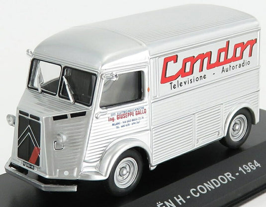 CITROENシトロエン Hタイプ バン CONDOR 1964 シルバー VEICOLI-COMMERCIALI-D'EPOCA-EAGLEMOSS / EDICOLA 1/43 ミニカー