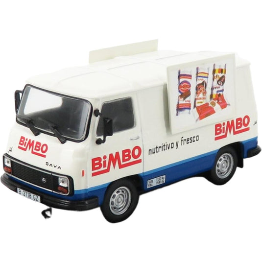 PEGASOペガソ J4 VANバン BIMBOビンボ 1984 ホワイトブルー / EDICOLA 1/43 トラック商用車