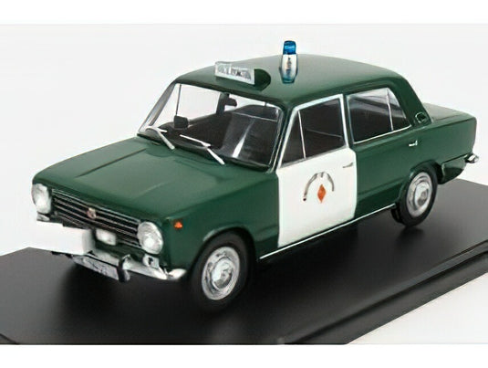 SEAT FIAT - 124D AGRUPACION DE TRAFICO POLICE 1973 GREEN WHITE/EDICOLA 1/24模型モデルキット