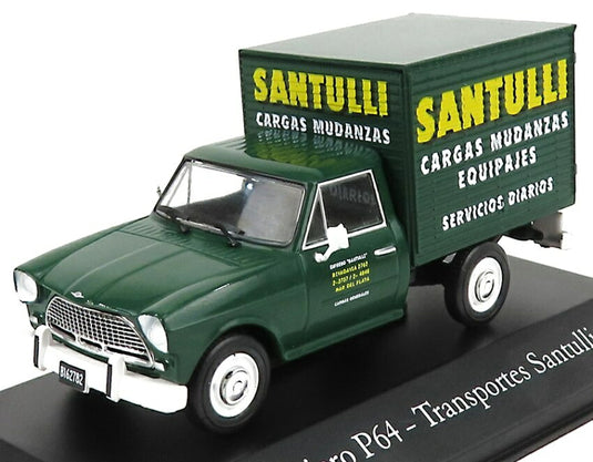 IME RASTROJERO ピックアップ クローズド SANTULLI 輸送 1967 グリーン VEH?CULOS-INOLVIDABLES-DE-REPARTO-Y-SERVICIO-ARGENTINA-SALVAT / EDICOLA 1/43