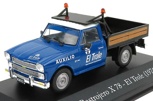IME RASTROJERO X78 ピックアップ オープン EL TROLE 1974 ブルーブラック VEH?CULOS-INOLVIDABLES-DE-REPARTO-Y-SERVICIO-ARGENTINA-SALVAT / EDICOLA 1/