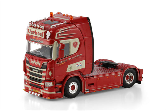 VERHOEF TRANSPORT SCANIA R HIGHLINE CR20H 4x2 トラクタ / WSI 1/50 建設機械模型 工事車両