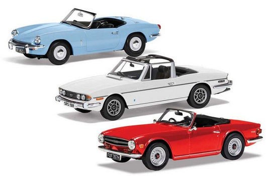 Triumphトライアンフ Spiderスパイダー Collectionコレクション Spitfireスピットファイア Stagスタッグ TR6 / VANGUARDS 1/43 ミニカー