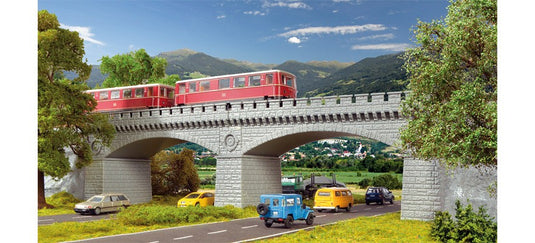 HOゲージ 鉄道模型 Vollmer/フォルマー 石造アーチ橋 stone arch bridge