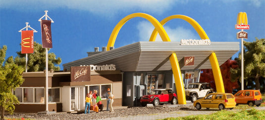HOゲージ 鉄道模型 Vollmer フォルマー マクドナルド McDonalds fast food restaurant with McCafe