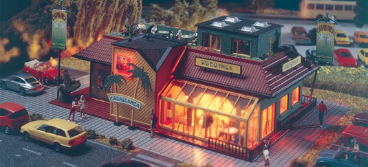 HOゲージ 鉄道模型 Vollmer フォルマー Disco with lighting incl. flickering lighting, functional kit