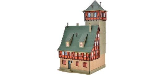 HOゲージ 鉄道模型 Vollmer/フォルマー 消防署キット Fire engine house Kit