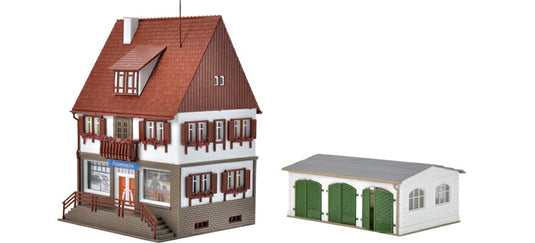 HOゲージ 鉄道模型 Vollmer フォルマー 警察管制所 7 組立キット Police control station 7 Kit