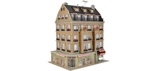 HOゲージ 鉄道模型 Vollmer フォルマー レストラン Restaurant with interior and LED lighting functional kit
