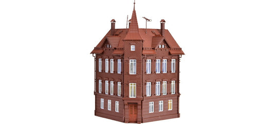 HOゲージ 鉄道模型 Vollmer フォルマー 鉄道員の家 コーナーハウス railwaymans house corner house