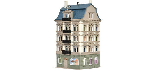 HOゲージ 鉄道模型 Vollmer フォルマー City house at the park Schlossallee 5 kit 公園のそばの家