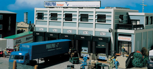 HOゲージ 鉄道模型 Vollmer フォルマー 貨物駅 5線用 Freight depot five track
