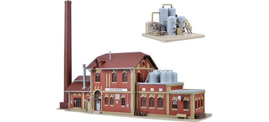 HOゲージ 鉄道模型 Vollmer フォルマー 醸造所 内装ボイラーハウス Brewery with interior boiler house