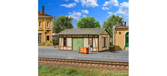 HOゲージ 鉄道模型 ストラクチャー Vollmer フォルマー 工房 石膏ハーフティンバー風