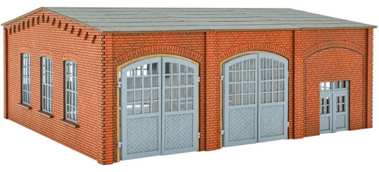 HOゲージ 鉄道模型 Vollmer フォルマー トラックワークショップ ポリプレートキット Truck workshop Polyplate kit
