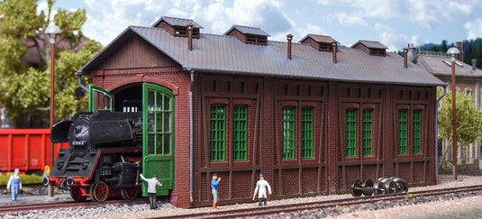 HOゲージ 鉄道模型 Vollmer フォルマー Locomotive shed one stand kit 機関庫 1線 キット