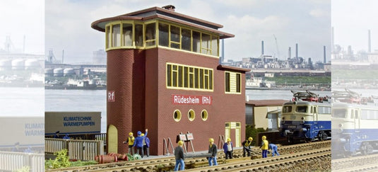 HOゲージ 鉄道模型 Vollmer フォルマー 信号所 リューデスハイム Signalbox Ruedesheim