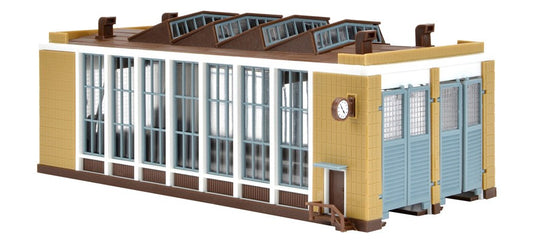 Nゲージ 鉄道模型 Vollmer フォルマー E-loco shed with automatic door lock mechanism, double