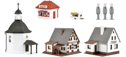 Nゲージ 鉄道模型 Vollmer フォルマー クリスマスの村 Christmas village with lighting functional kit
