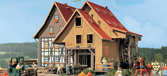 Nゲージ 鉄道模型 Vollmer フォルマー トンバッハ製材所 Sawmill Tonbach mill wheel reciprocating saw