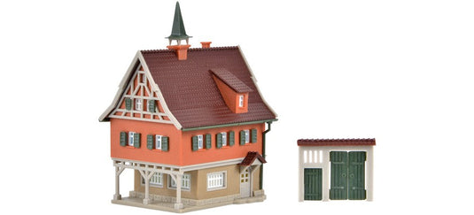 Zゲージ 鉄道模型ストラクチャー Vollmer フォルマー Rectory with courtyard gate kit