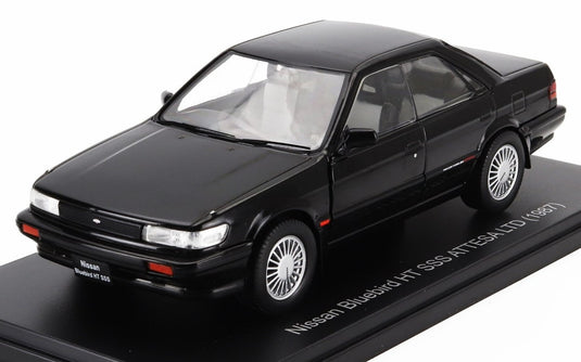 NISSANニッサン ブルーバード HT SSS アテーサ LTD 1987 ブラック HACHETTE-JAPANESE-CAR-COLLECTION / EDICOLA 1/24 ミニカー