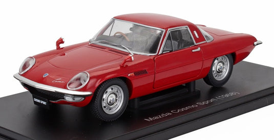 MAZDAマツダ COSMO SPORTコスモスポーツ 1968 レッド HACHETTE-JAPANESE-CAR-COLLECTION / EDICOLA 1/24 ミニカー