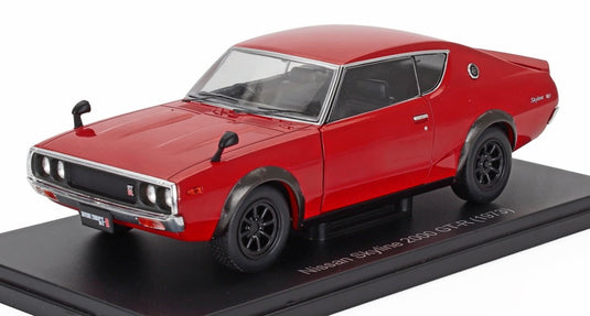 NISSANニッサン SKYLINEスカイライン 2000 GT R COUPEクーペ 1973 レッド HACHETTE-JAPANESE-CAR-COLLECTION / EDICOLA 1/24 ミニカー