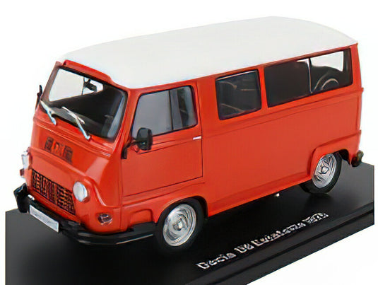 DACIA - D6 ESTAFETTE MINIBUS 1975 - RED WHITE/EDICOLA 1/24ミニカー