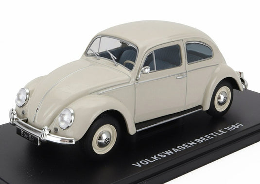VWフォルクスワーゲン BEETLEビートル MAGGIOLINO KAFER 1960 ブリスターボックス ベージュ HACHETTE-EAST-EUROPE-LEGENDARY-CARS-COLLECTION / EDICOLA 1/24 ミニカー