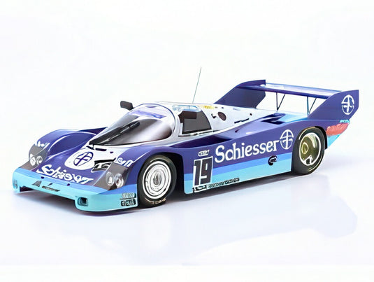 【予約】PORSCHE 956B TEAM BRUN MOTORSPORT #19 スパ1000km 1985 ステファンベロフ/ティエリーブーツェン ツートンブルー/ホワイト/ Werk83 1/12 ミニカー