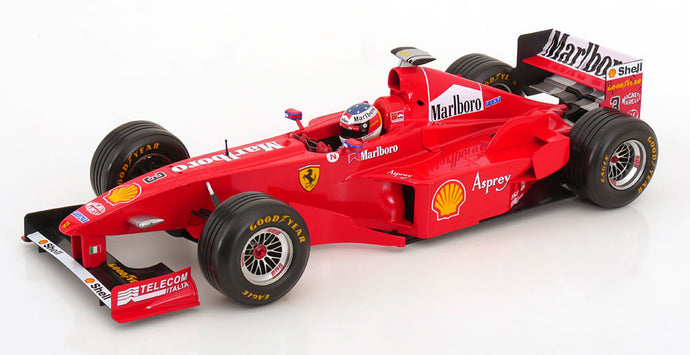 フェラーリ F300 カナダGP 優勝 1998 シューマッハ ドライバーフィギュア付き/ Werk83 1/12 ミニカー