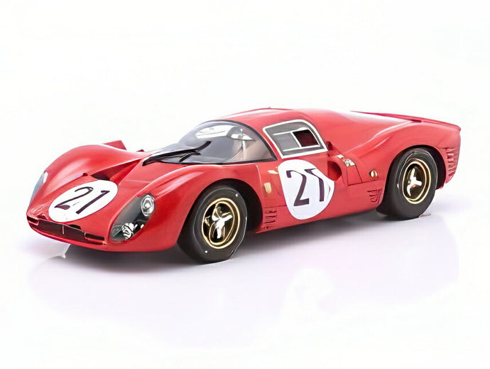 【予約】FERRARI 330P4 ベルリネッタ No.21 1967 ルマン24時間 2位 レッド/ Werk83 1/12 ミニカー