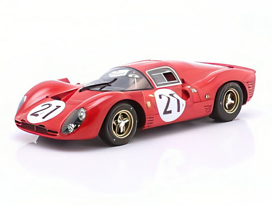 【予約】FERRARI 330P4 ベルリネッタ No.21 1967 ルマン24時間 2位 レッド/ Werk83 1/12 ミニカー