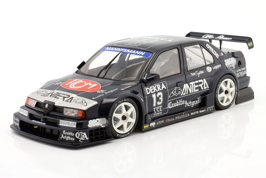 Gianni Giudici Alfa Romeoアルファロメオ 155 V6 Ti #13 DTM ITC 1995 ダークブルー / Werk83 1/18 ミニカー