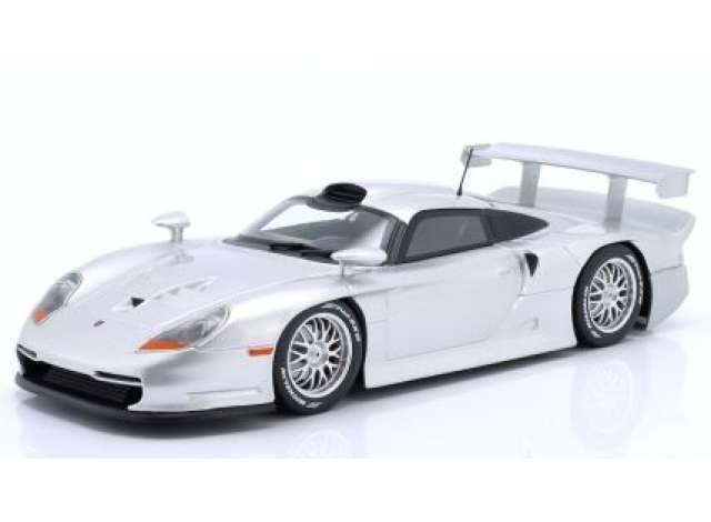 1997 Porsche 911 GT1 Street Version, silver/Werk83 1/18ミニカー