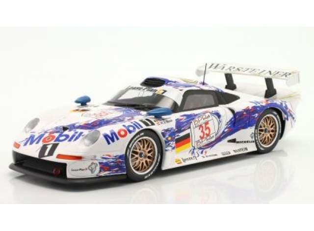 1996 Porsche 911 GT1 #35 Boutsen/Stuck Sieger 4h Spa 1996, blue/white/red/Werk83 1/18ミニカー