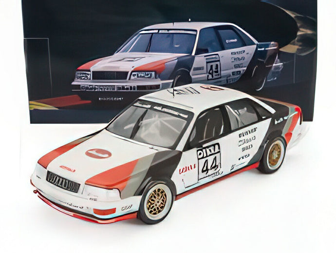 AUDI  QUATTRO V8 TEAM SCHMIDT MOTORSPORT TECHNIK N 44 WINNER DTM SEASON 1990 HANS JOACHIM STUCK  WHITE GREY RED/Werk83 1/18ミニカー