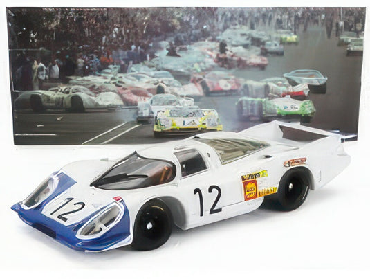 PORSCHE 917LH 4.5L TEAM PORSCHE SYSTEM ENGENEERING N 12 24h LE MANS 1969 VIC ELFORD RICHARD ATTWOOD WHITE BLUE/WERK83 1/18ミニカー