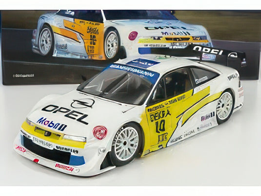 OPEL CALIBRA V6 4X4 OPEL TEAM JOEST N 10 ITC 1995 YANNICK DALMAS WHITE YELLOW/WERK83 1/18ミニカー