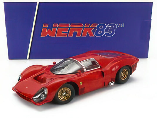 FERRARI 330 P3 4.0L V12 COUPE PLAIN BODY VERSION 1966 RED/WERK83 1/18ミニカー