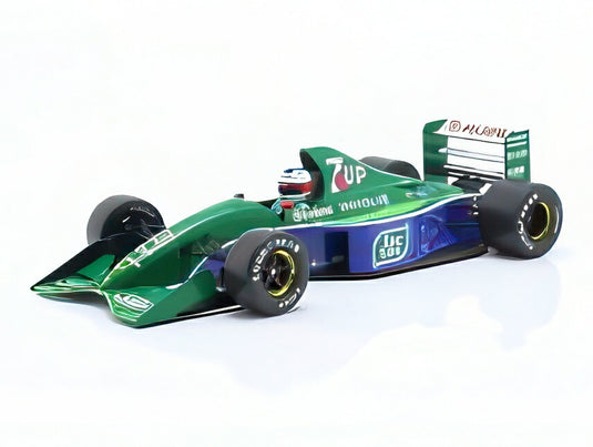 【予約】JORDAN F1 191 TEAM 7UP JORDAN #32 F1初レース ベルギーGP 1991 ミハエルシューマッハ グリーン/ブルー/ Werk83 1/18 ミニカー