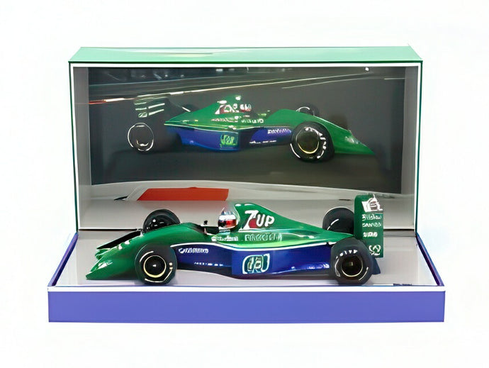 【予約】9月以降発売予定JORDAN F1 191 チーム7up N32 F1デビュー ベルギーGP 1991 M.シューマッハ グリーンブルー/ Werk83 1/18 ミニカー