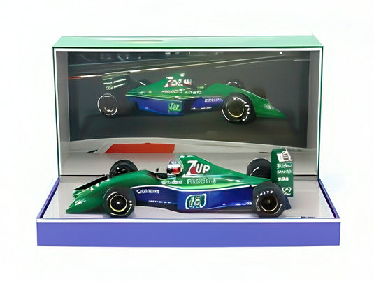 【予約】9月以降発売予定JORDAN F1 191 チーム7up N32 F1デビュー ベルギーGP 1991 M.シューマッハ グリーンブルー/ Werk83 1/18 ミニカー