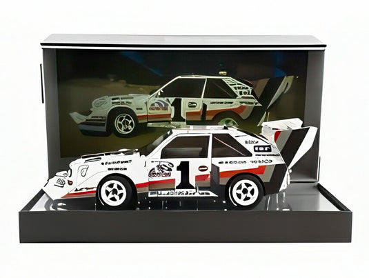 【予約】AUDI クワトロ スポーツ S1 E2 #1 パイクスピーク ヒルクライム 優勝 1987 ヴァルター・ロール イエロー/ホワイト/レッド/ Werk83 1/18 ミニカー