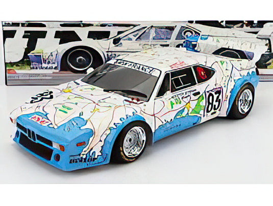 BMW  M1 M88 3.5L TEAM BMW FRANCE N 83 24h LE MANS 1980 D.PIRONI  D.QUESTER  M.MIGNOT  WHITE LIGHT BLUE/WERK83 1/18ミニカー