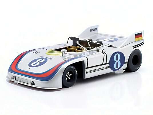 【予約】PORSCHE 908/03 スパイダー MARTINI RACING N8 1971年 タルガフローリオ V.エルフォード G.ラルース シルバー/ブルー/ Werk83 1/18 ミニカー